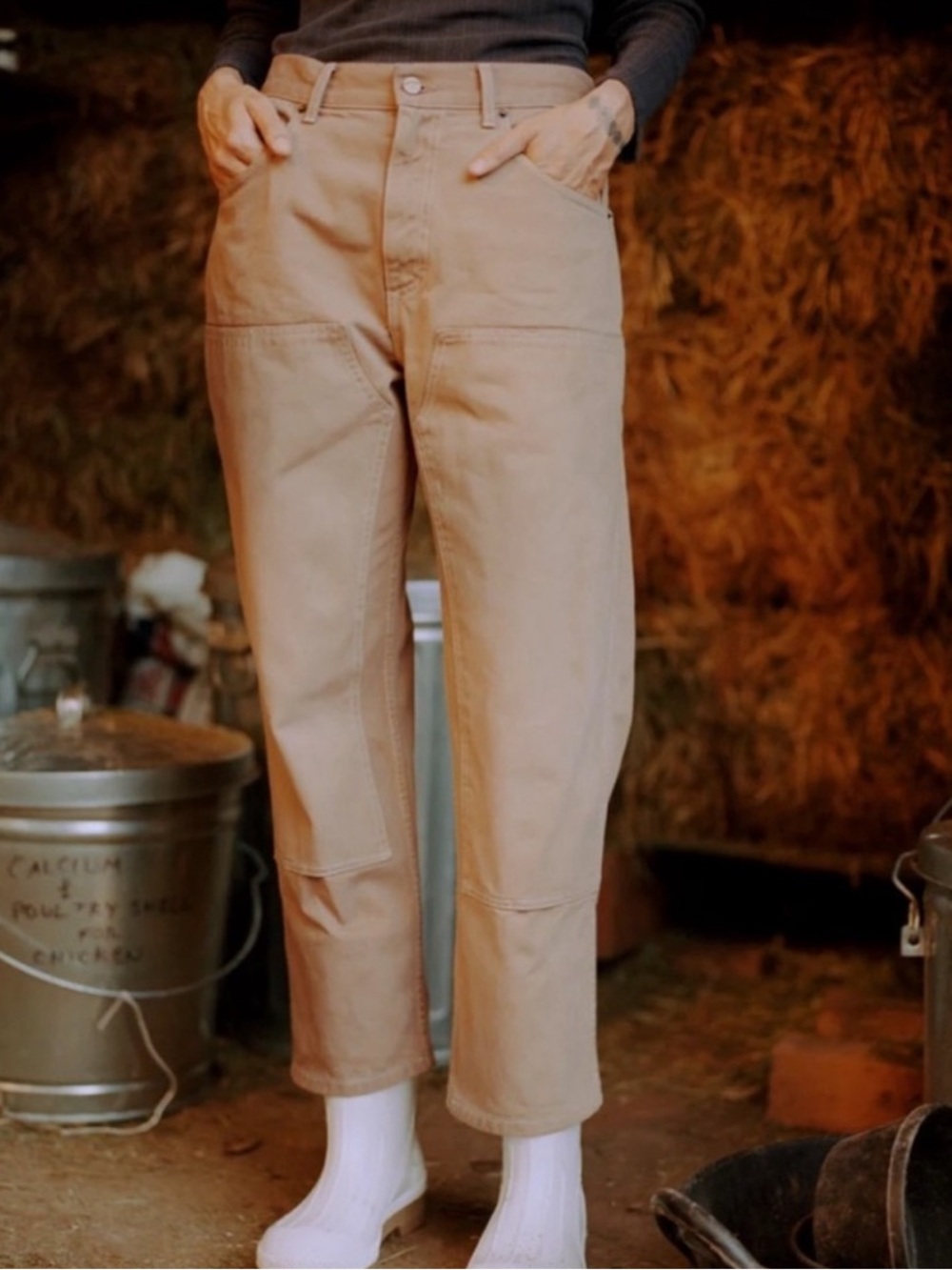 Rudy Jude Utility Jeans Pants Brown